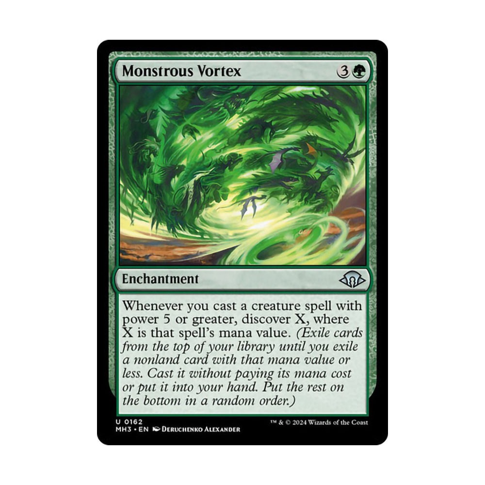 [MTG] Monstrous Vortex [MH3] [GREEN] [U] - Magic the Gathering SINGLES