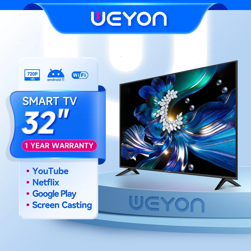 WEYON ทีวี 32 นิ้ว Smart TV LED HD Android TV
