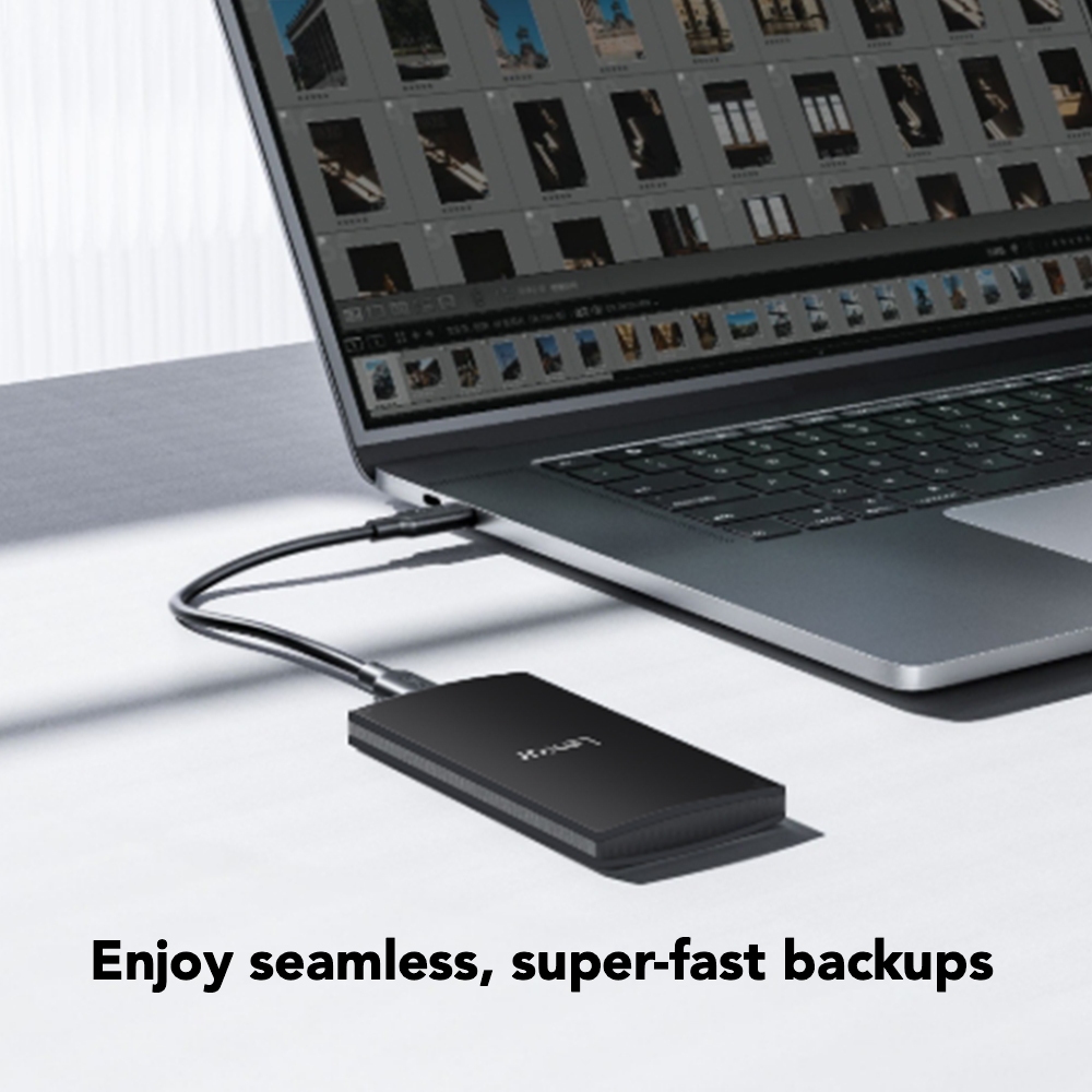 เอสเอสดีพกพา Lexar PortableSSD SL300 2TB 2 in 1 USB-C / USB-A (LSL300002T-RNBNG)_3