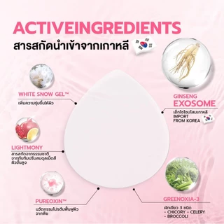 WINK WHITE AIR-DROP PAD โทนเนอร์แพด สูตรชุ่มชื้น PDRN PLANT&สูตรฉ่ำโกลว์ EXOSOME โสมสารสกัดจากเกาหลี