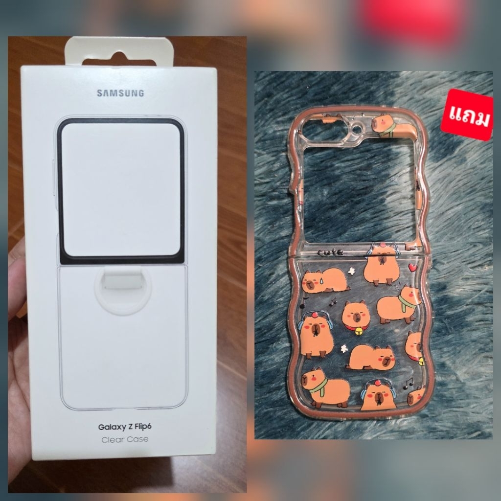 เคส case Samsung Galaxy Z Flip 6 - มือสอง สภาพใหม่ เคสใส-
