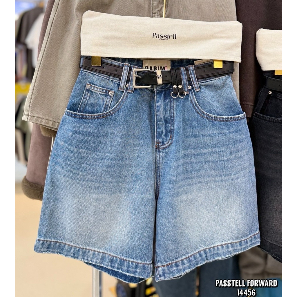 🇰🇷New🇰🇷  Korea darim shorts with belt ขาสั้นdarimรุ่นใหม่ทรงสวยมาก แนะนำเลยค้าาาา มาพร้อมเข็มขัดด้วย