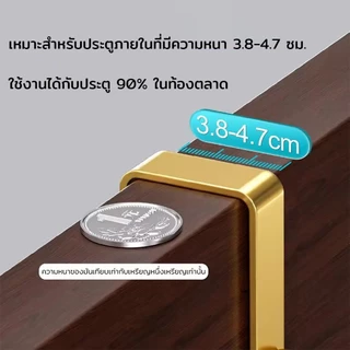 ตะขอแขวนหลังประตู ไม่ต้องเจาะรู ใช้ได้กับประตู 90% ในตลาด ติดผนัง ที่แขวนเสื้อผ้า หมวก กระเป๋า