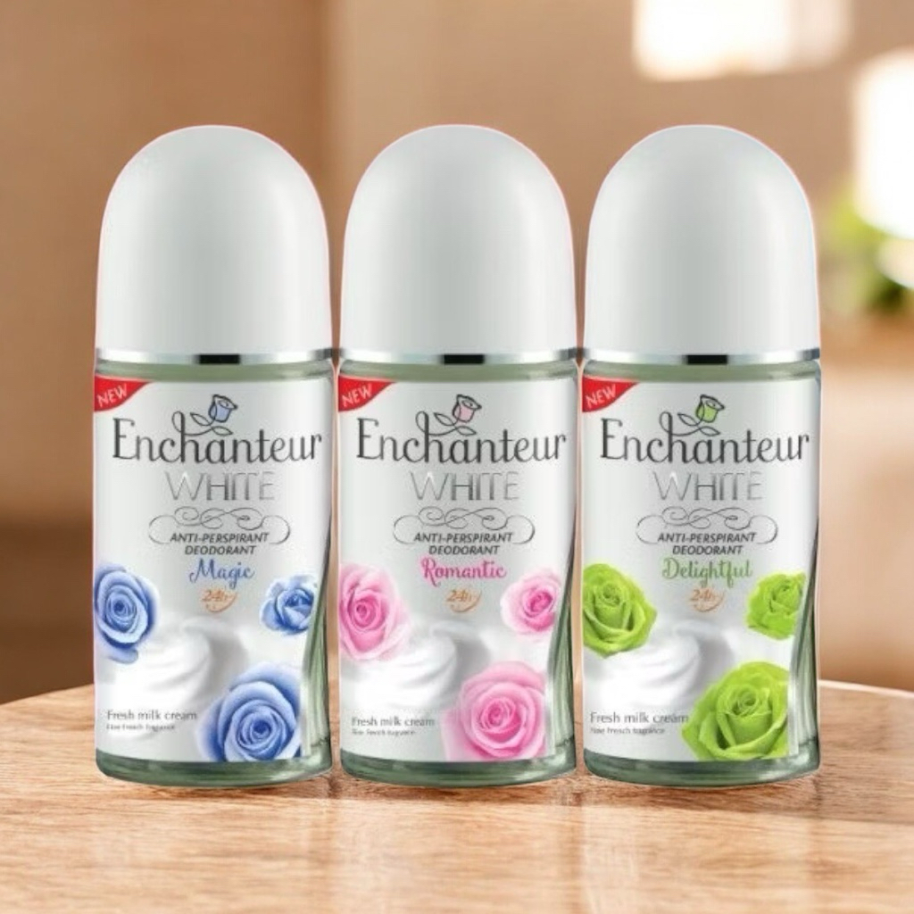 โรลออนสูตรไวท์เฟรชมิลค์ แอลกอฮอล์ 0% ระงับเหงื่อและกลิ่นกาย 24 ชม. ขนาด 25 มล.