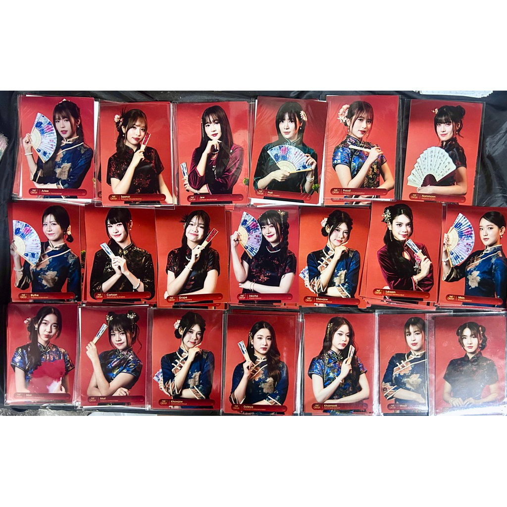 [ใบเศษ] Photoset BNK48 TCA รุ่น 5 6 Arlee Niya Jew Luksorn Blythe Thai Chinese