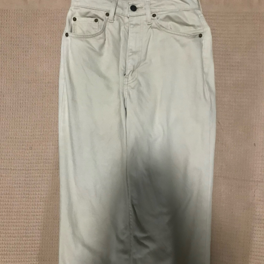 Levi's 501 beige denim pants
