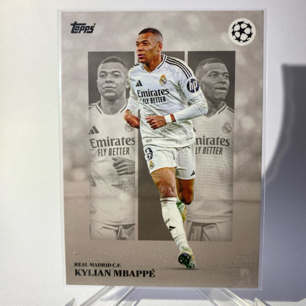 การ์ดนักฟุตบอล KYLIAN MBAPPE, REAL MADRID, SIMPLICIDAD TOPPS 2025