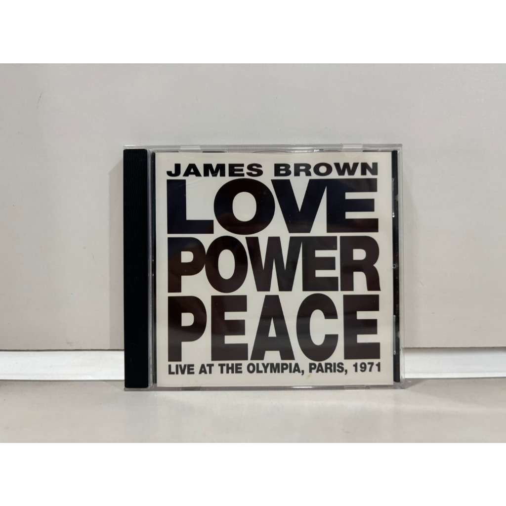 1 CD MUSIC  ซีดีเพลงสากล  James Brown Love Power Peace Live At The Olympia, Paris 1971      (N3K46)
