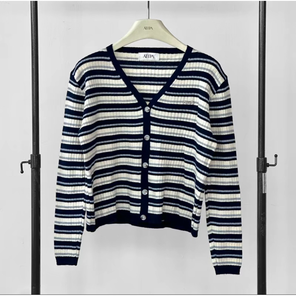 Atipa - winerow knit cardigan