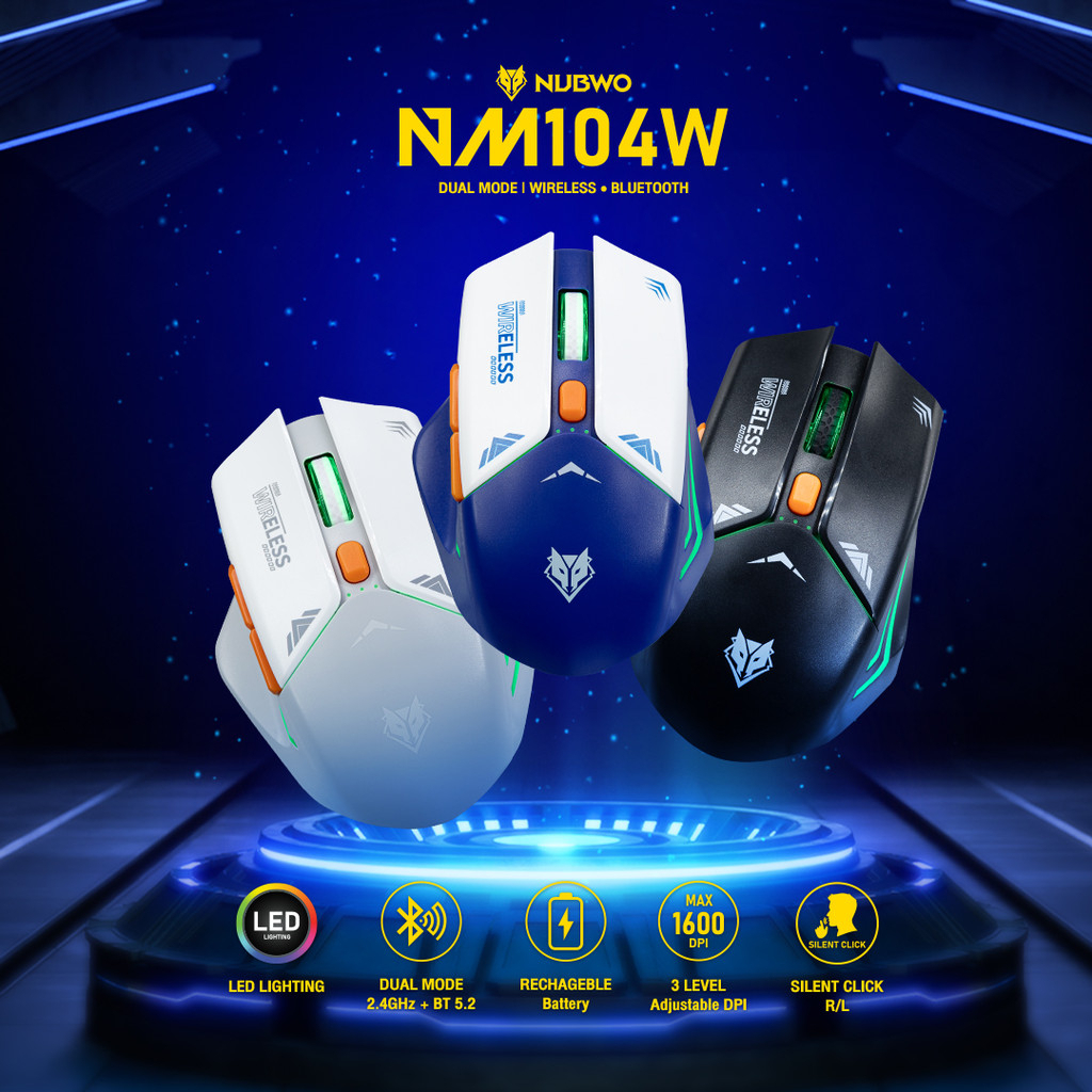 GAMING NUBWO NM-104W Wireless & Bluetooth