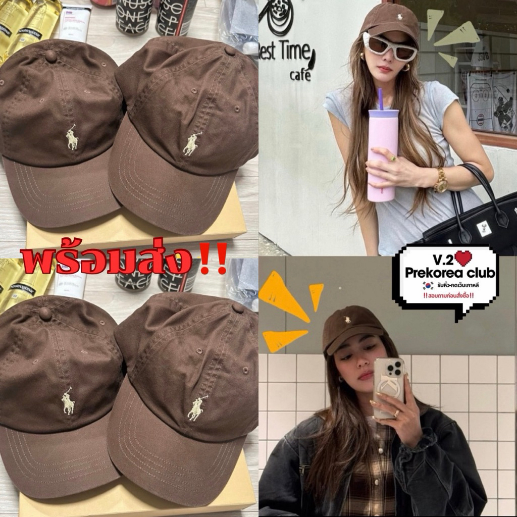 พร้อมส่ง ของแท้100% ‼️🇰🇷หมวก polo