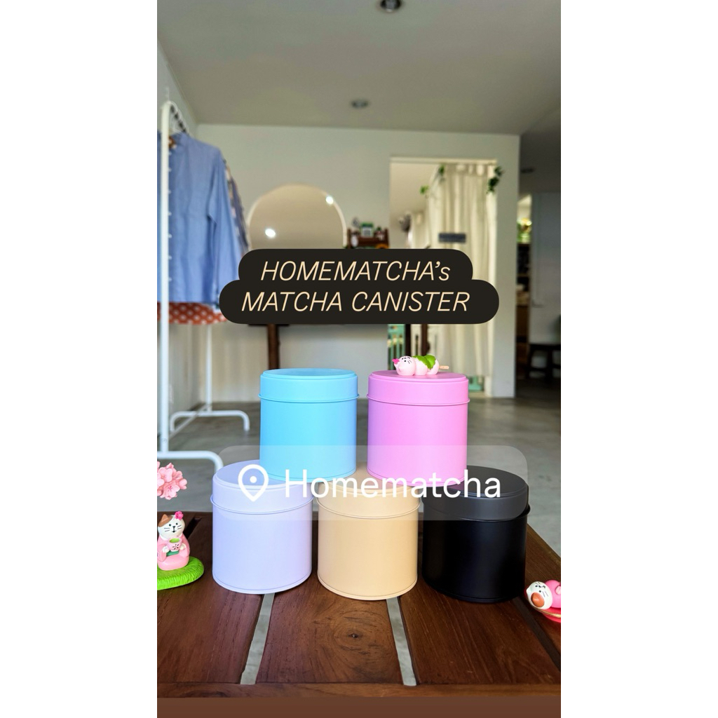 กระปุกใส่มัทฉะ ขนาด 83mm