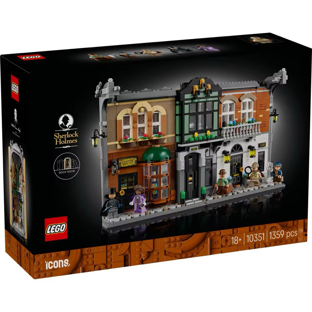 LEGO Icons 10351 Sherlock Holmes: Book Nook (1359 Pieces)