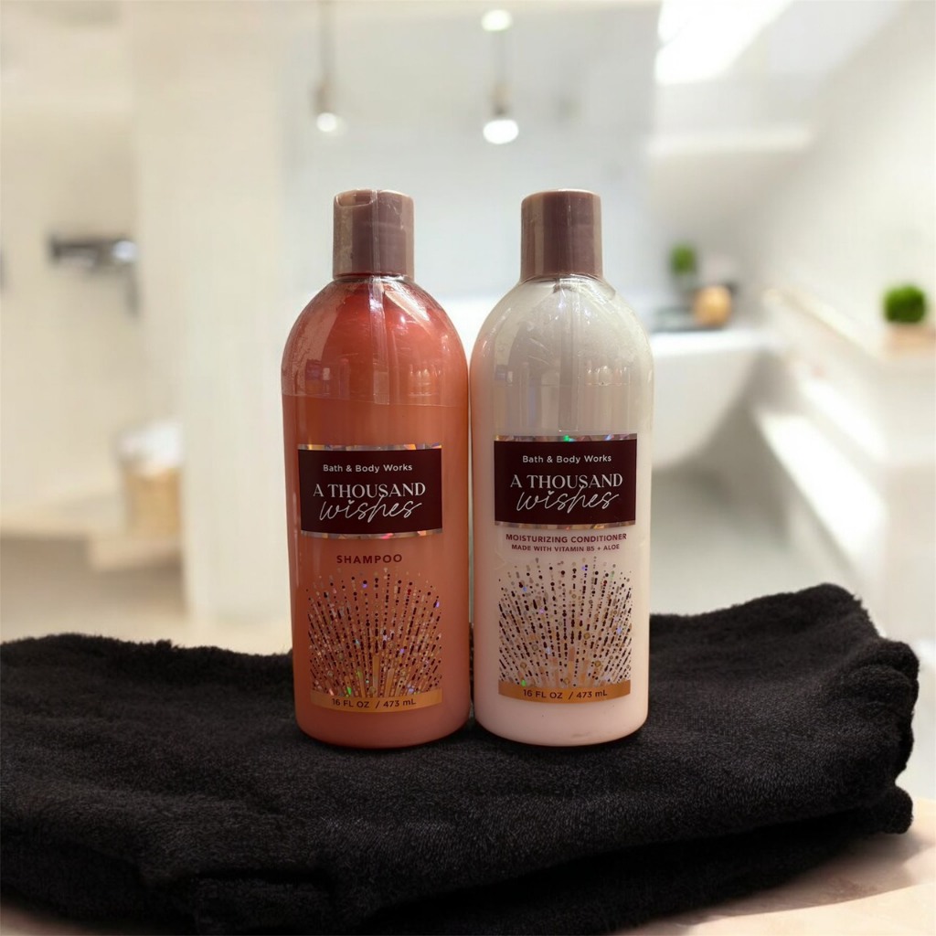 Shampoo + Conditioner ขวดใหญ่ 16 oz (473 ml) Bath & Body works แชมพู + ครีมนวด กลิ่นหอมมากๆค่ะ