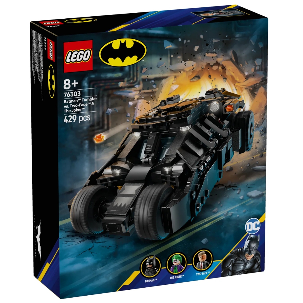 76303 : LEGO DC Super Heroes Batman Tumbler vs. Two-Face & The Joker