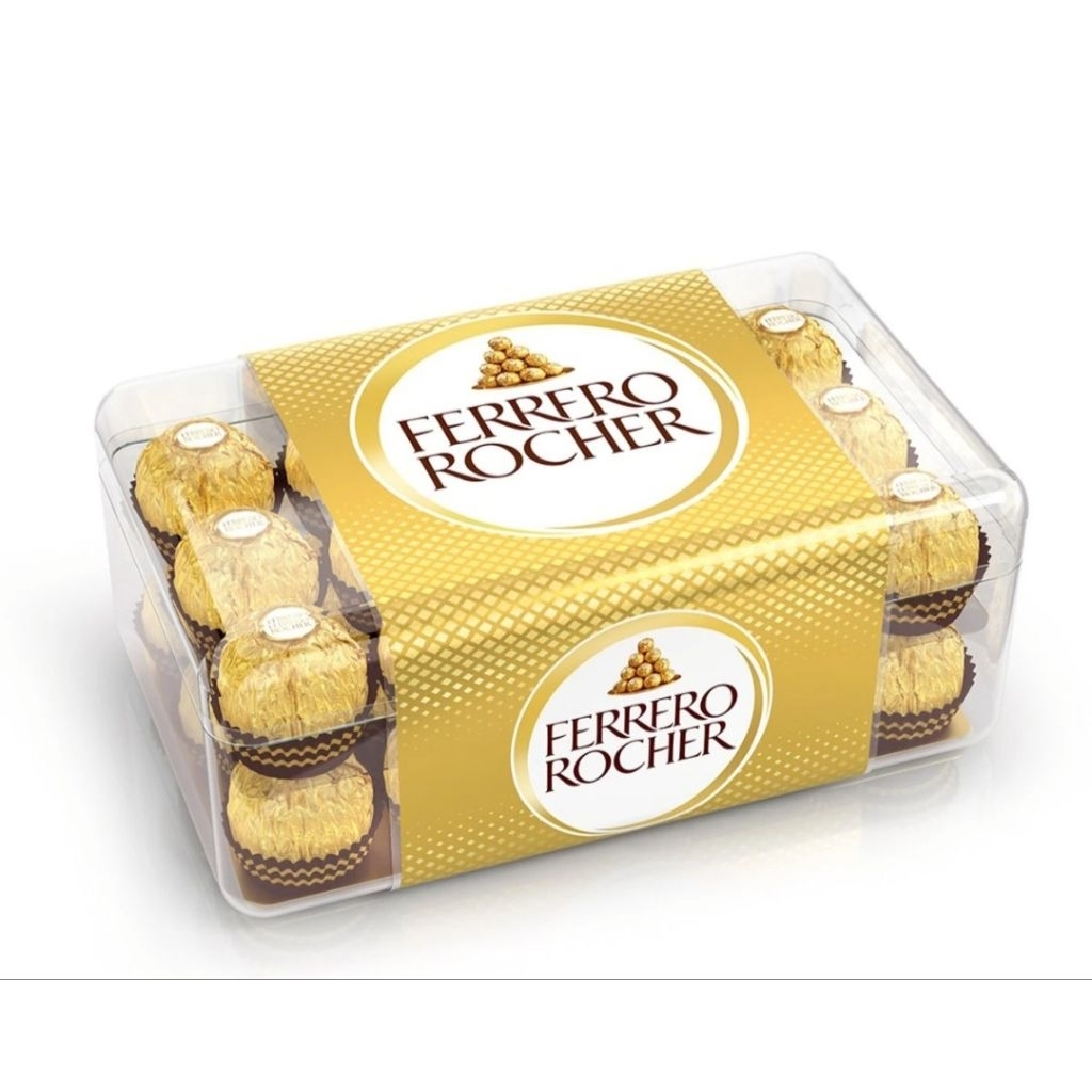 เฟอร์เรโร่รอชเชอร์ ช็อคโกแลต Ferrero Rocher Chocolate  มีขนาด5ลูก. 16ลูก. 24ลูก. 30ลูก