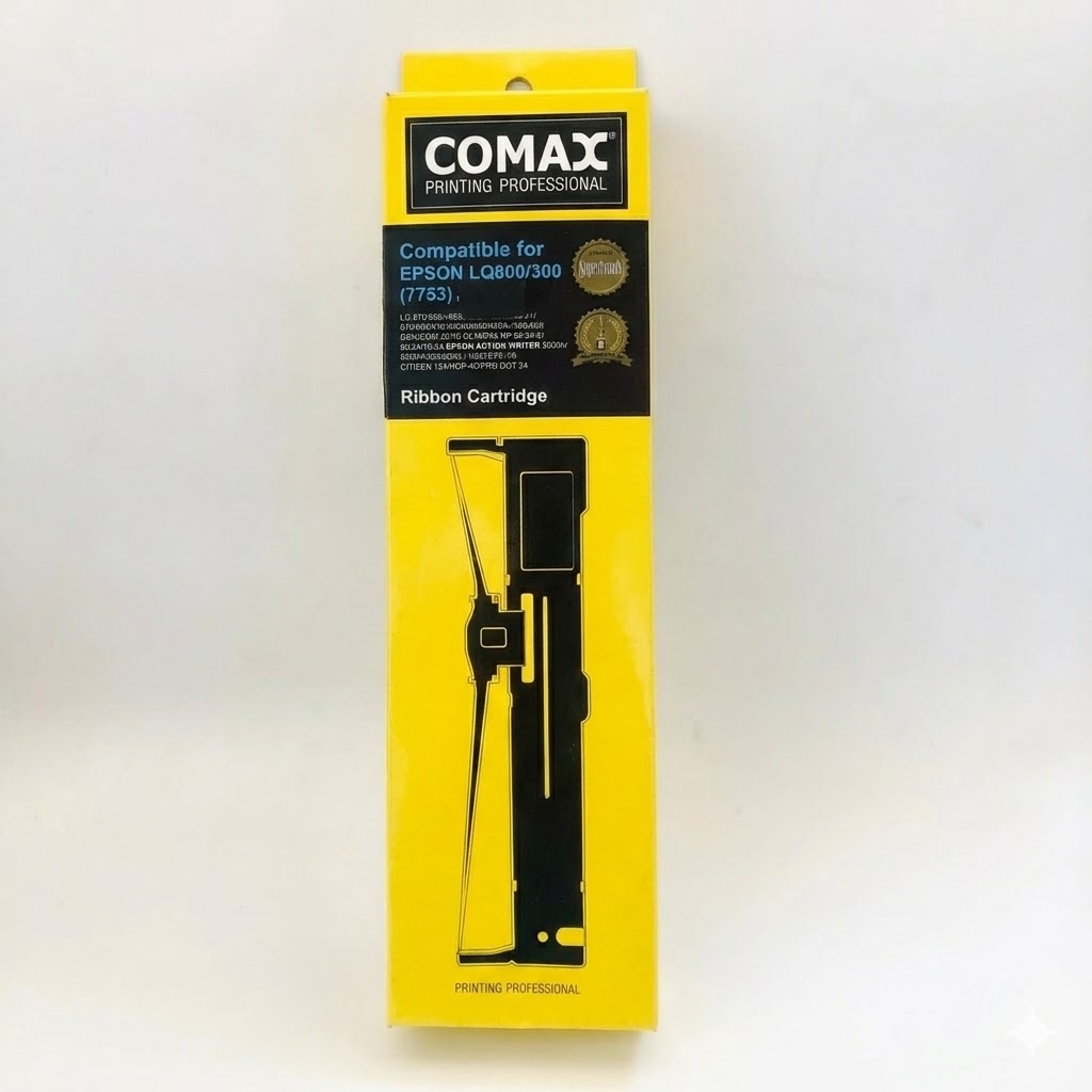 ตลับผ้าหมึก Comax (เทียบเท่า) สำหรับ Epson LQ-300 / 300+ / 300+II / LQ-800 (รหัส 7753) ผ้าหมึก