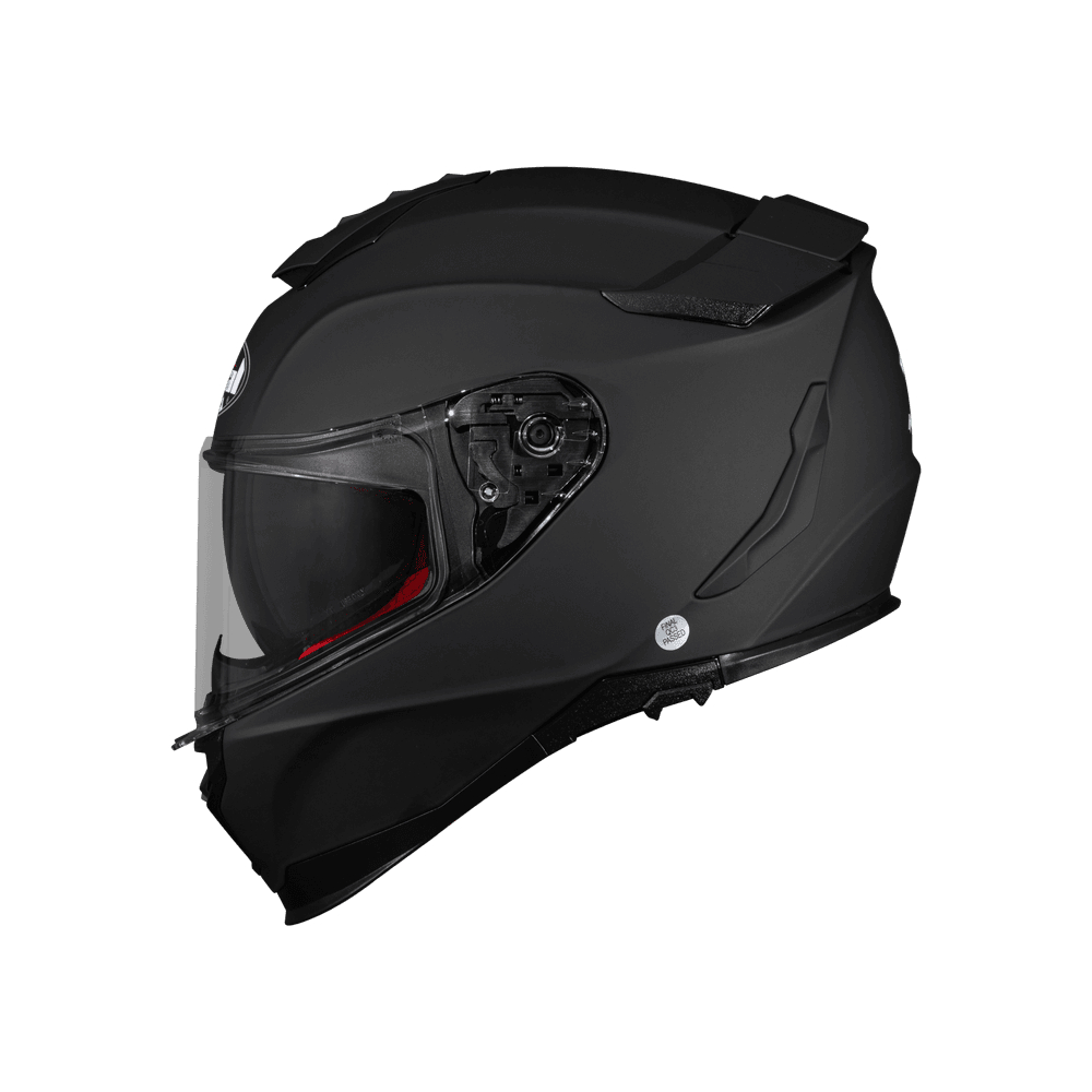 Matte Black Hurricane หมวกกันน็อคหุ้มคาง Real รุ่น Hurricane ลาย Impact 2025 S-XXL