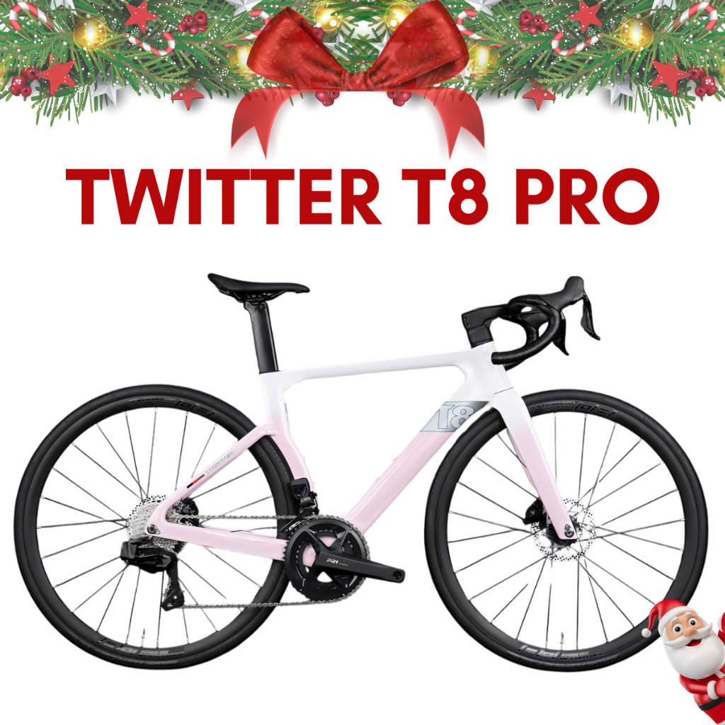 จักรยานเสือหมอบ Twitter T8 PRO เกียร์ไฟฟ้า  EDS TX 24SP. NEW2025