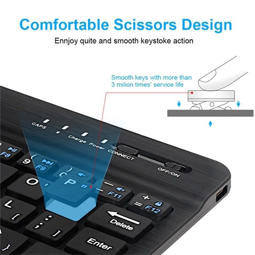 Wireless Bluetooth Keyboard Tablet Phone Computer Mini Keyboard