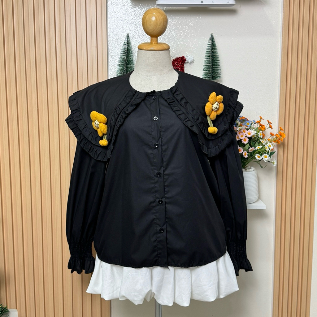 JIRA 🐳|เสื้อกระดุมหน้าเนื้อผ้าคอตตอน อกหน้าผ้า 50 นิ้ว วงเเขน 24 นิ้ว ความยาว 25 นิ้ว เข็มกลัดถอดได้