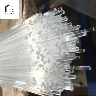 เส้นดามอะคริลิค แบบสี่เหลี่ยม สี่เหลี่ยมเข้ามุม ขนาด 3 - 5 mm (แพ็ค 10-20 เส้น) - DIY435