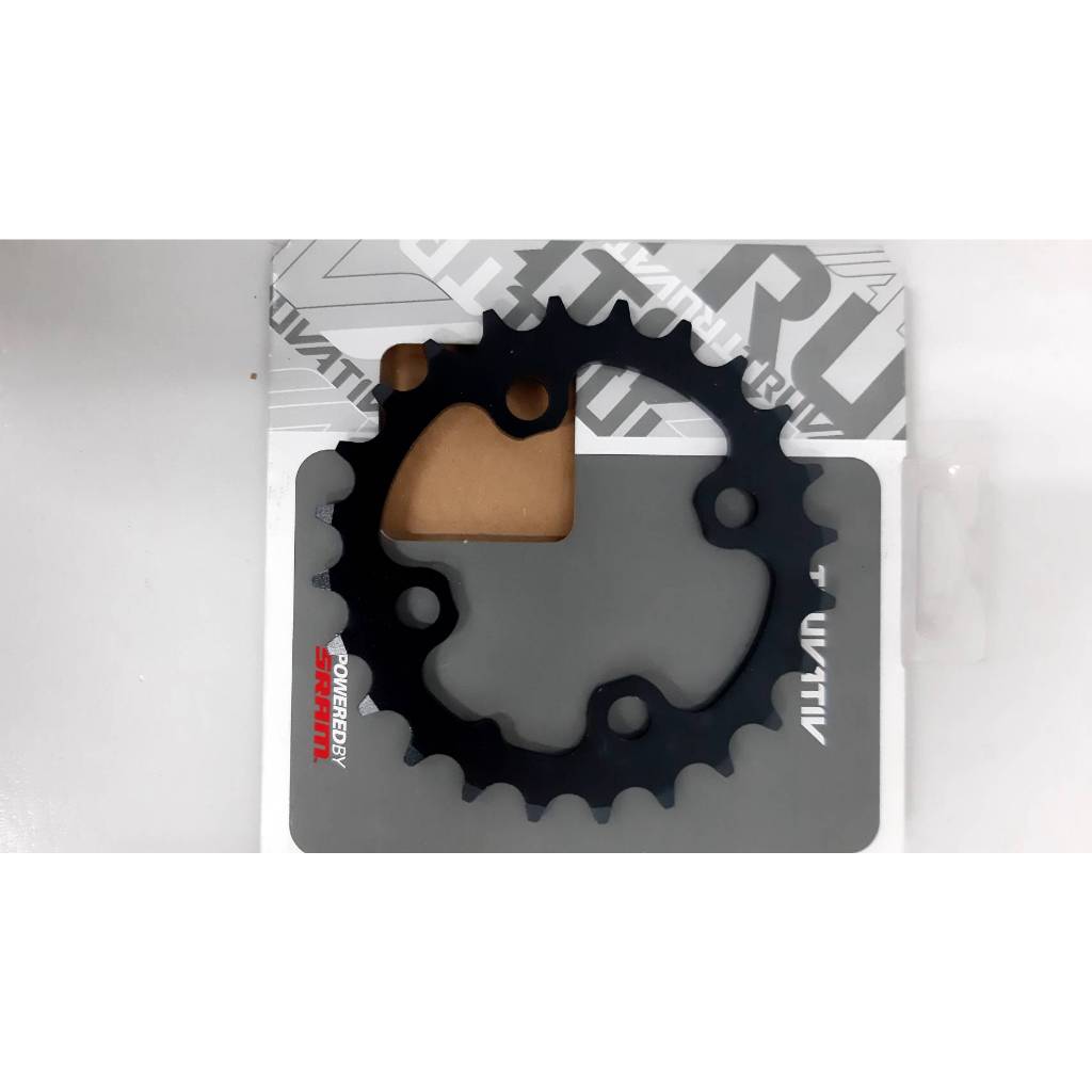🔥 ล็อตสุดท้าย!! ใบจาน CRING MTB 24T B V1 BCD64 AL3 สี BLASTBLACK ของแท้