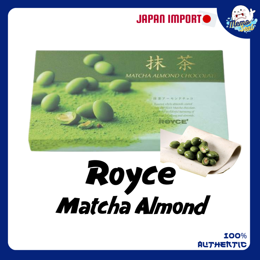(สินค้าพร้อมส่ง)ROYCE Matcha Almond Chocolate อัลมอนด์เคลือบช็อกโกแลตชาเขียวญี่ปุ่น