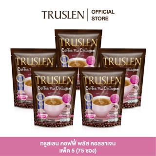 (แพ็ค 5 ถุง) TRUSLEN PACK  COFFEE PLUS COLLAGEN ทรูสเลน คอฟฟ…