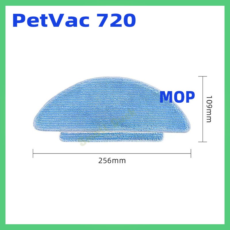 ผ้าม็อบ อุปกรณ์เสริม สําหรับหุ่นยนต์ดูดฝุ่น PetVac 720