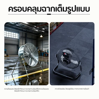 【แข็งแรงหนาขึ้น】32นิ้ว พัดลมอุตสาหกรรม ขนาดใหญ่ กำลังลมแรง ปรับสปีดได้ ประหยัดไฟ สำหรับร้านอาหาร สำหรับโกดัง กลางแจ้ง