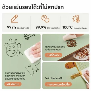 【K&D】60*140ซม PU เสื่อหแผ่นปูโต๊ะ ปูโต๊ะ กันลื่นและกันน้ำมัน แบบเรียบง่าย สําหรับนักเรียน คอมพิวเตอร์ แผ่นรองโต๊ะหนังแท้