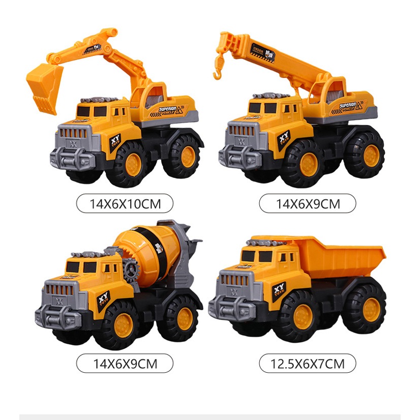 รถบรรทุกจำลอง รถขุดดิน ของเล่นสําหรับเด็ก ของเล่นรถก่อสร้าง ขนาดใหญ่วัสดุมีคุณภาพสวยแข็งแรงทนทาน - รูปที่ 7