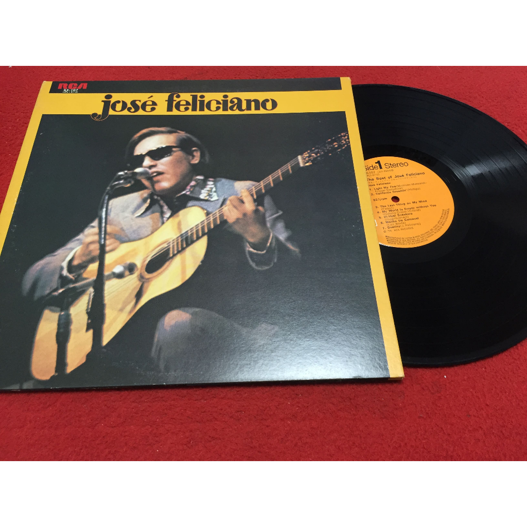 Jose Feliciano - Jose Feliciano ขนาด 12 นิ้ว LP ร้าน PinHaiMusic B62