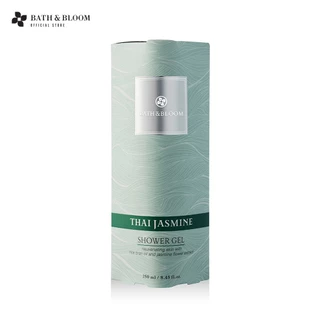 BATH & BLOOM Thai Jasmine Shower Gel บาธ แอนด์ บลูม สบู่เหลว เจลอาบน้ำ สูตรอ่อนโยน กลิ่นดอกมะลิไทย