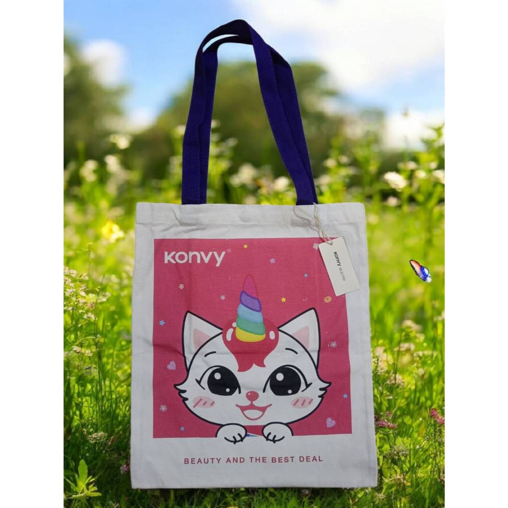 แท้ 100% 👜✨ Konvy Coco Canvas Bag ✨👜
