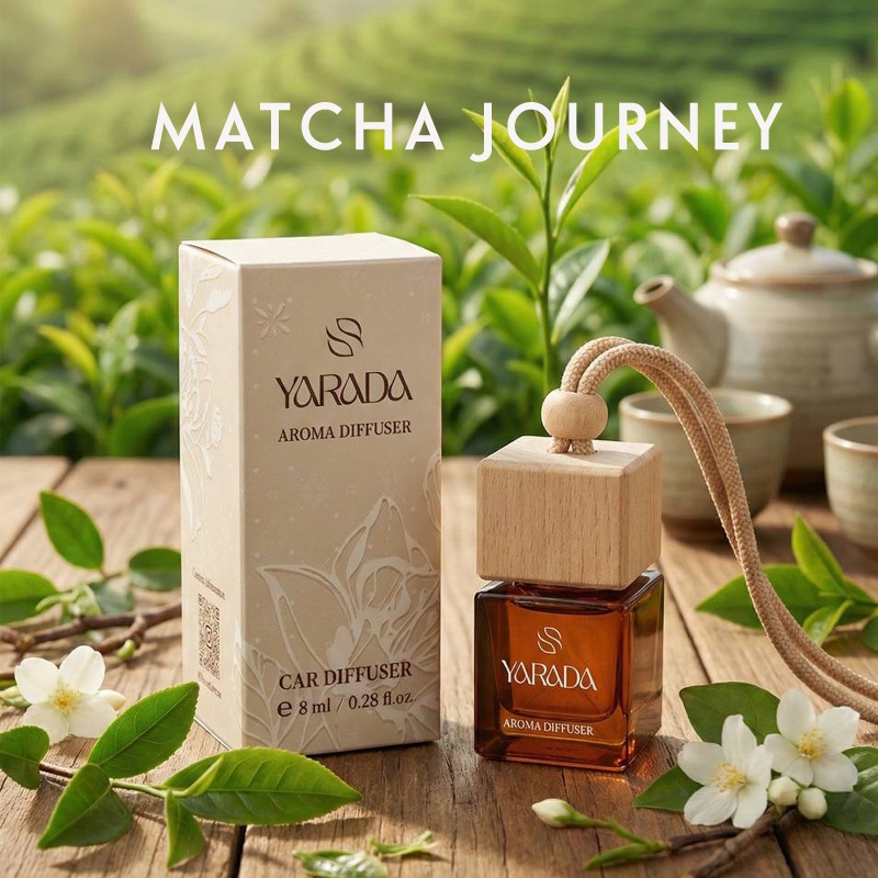 กลิ่นมัจฉะ MATCHA JOURNEY Yarada Aroma Car Diffuser น้ำหอมอโรม่า รถยนต์ อโรม่าในรถยนต์ น้ำหอมอโรม่าใ