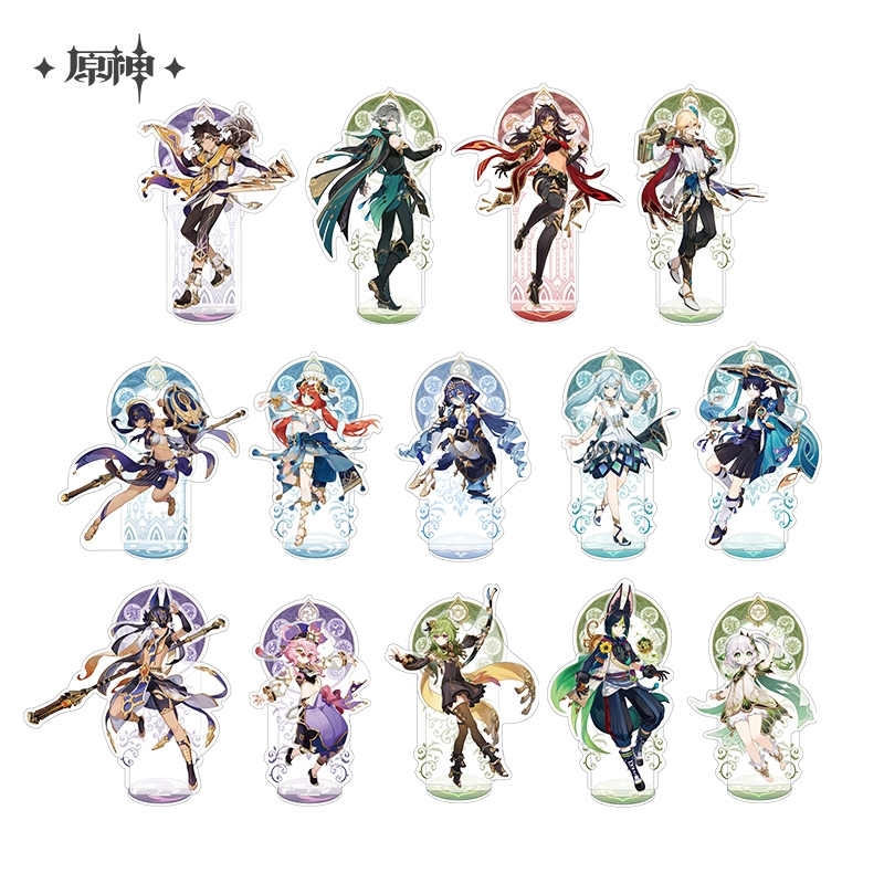 [ พร้อมส่ง / Official ] Genshin Impact Character Standee - Sumeru เกนชิน อิมแพค สแตนดี้ ตัวละคร เมือง Wanderer Nahida