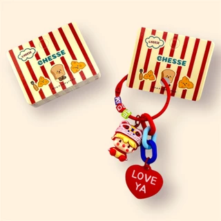 (พร้อมส่ง) กระดาษใส่พวงกุญแจ แป้นห้อยพวงกุญแจ กระดาษลายน่ารัก ขนาด 6.3*5 cm จำนวน 50 แผ่น