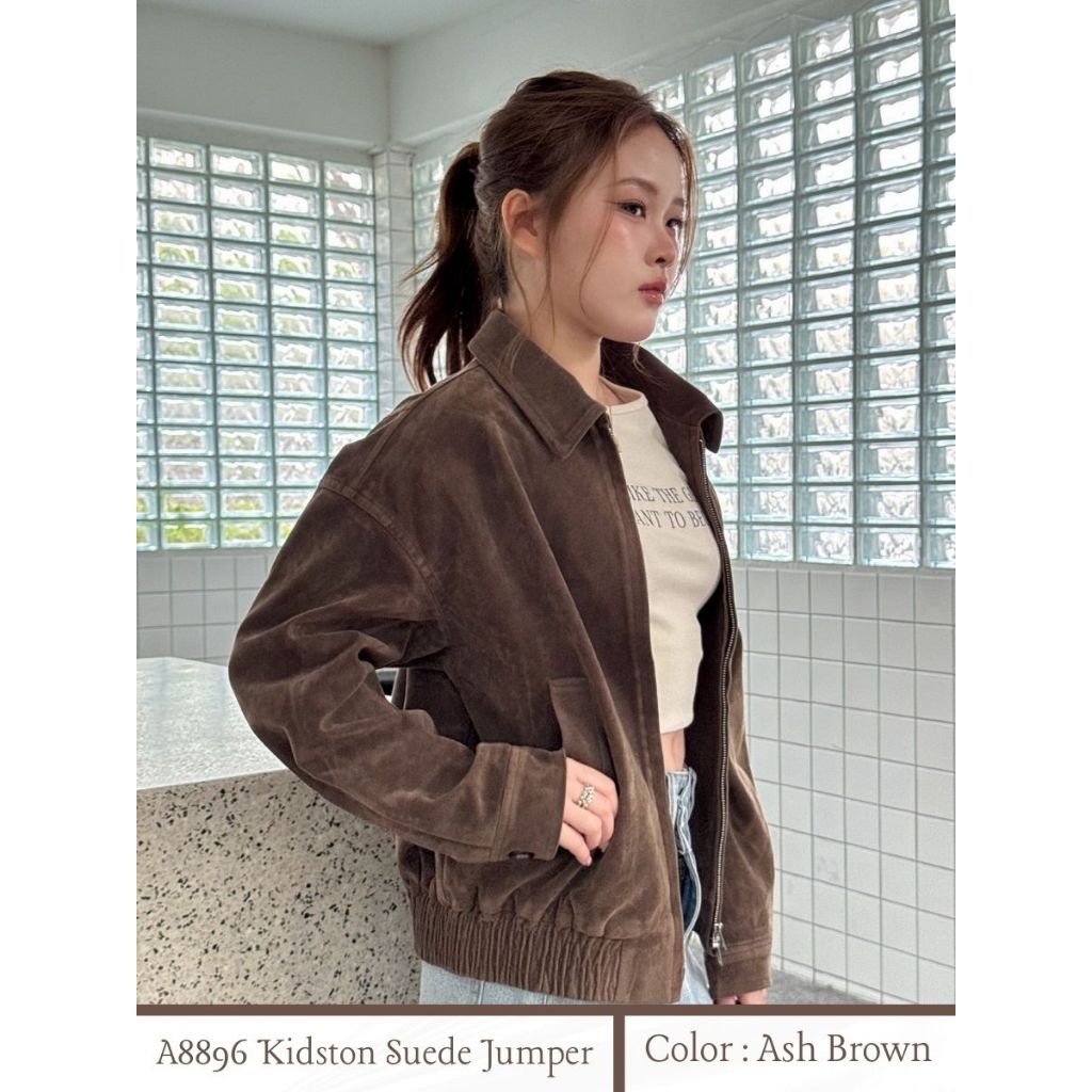 Choosedress A8896 Kidston Suede Jumper A8897 Boston Suede Jacket A8898 Bianca Suede Jacket เสื้อเเจ็คเก็ตคอปก