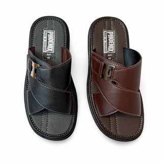 🔥รองเท้าแตะผู้ชาย หนังนิ่ม แบบสวม❤️ ขนาด 40-45