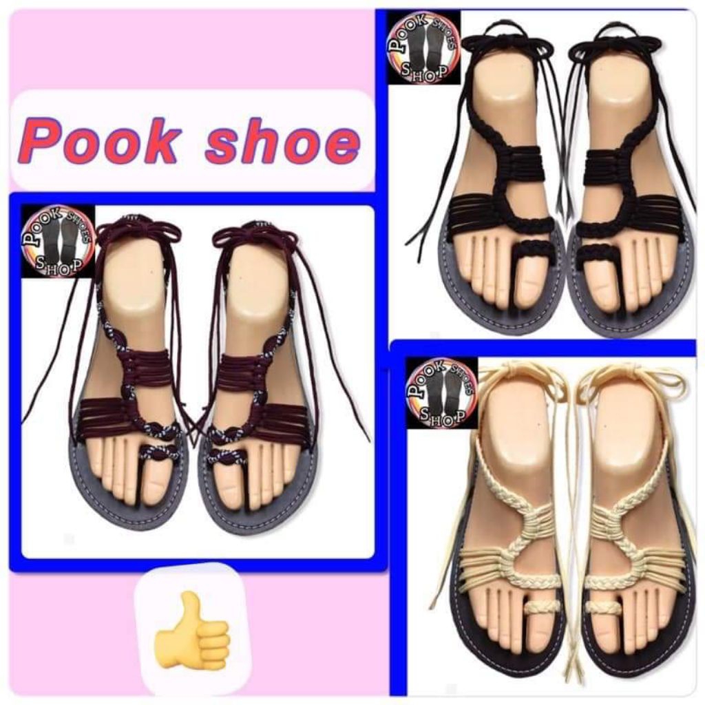 #รองเท้าHandmade🇹🇭#รองเท้าสาน #รองเท้าเชือกถัก #ใส่สวย ไม่กัดเท้า#พื้นยาง💯%