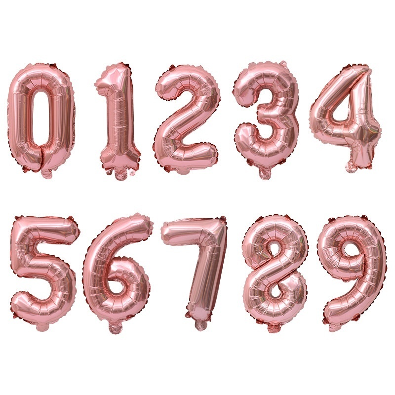 มีหลากสีให้เลือก ลูกโป่งฟอยล์ ตัวเลข ขนาด 16 นิ้ว ลูกโป่งตัวเลข - รูปที่ 6