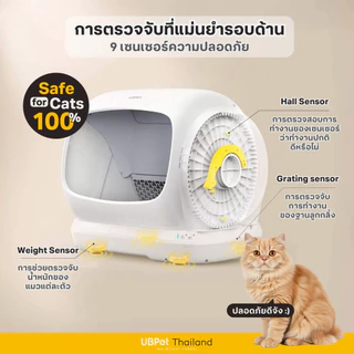 ❗ พร้อมส่ง [ 𝐍𝐄𝐖 𝟐𝟎𝟐𝟔 ] Mister Robot x UBPet ห้องน้ำแมวอัตโนมัติ Cat Litter Box รุ่น C41 รุ่นอัพเกรดใหม่ล่าสุด!!