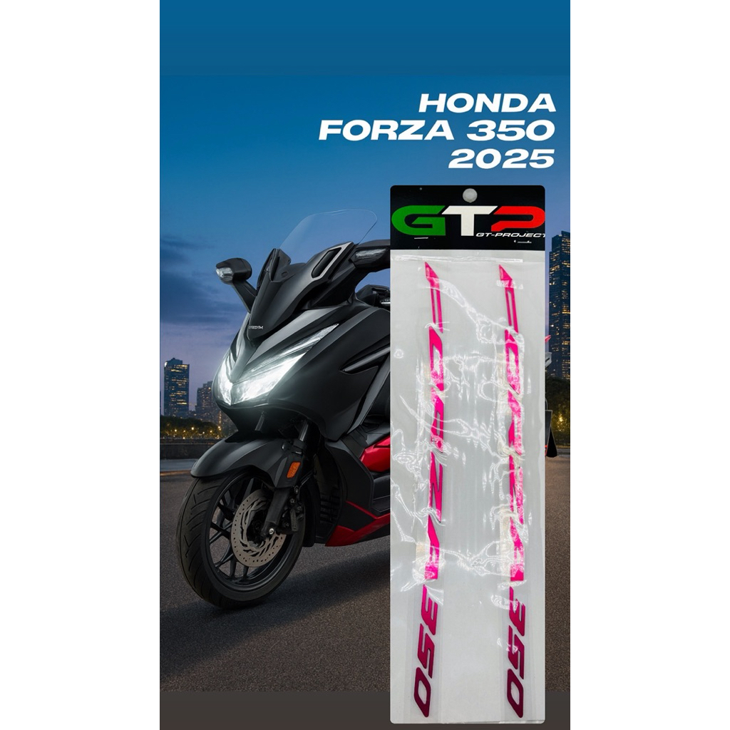 โลโก้ งานมิเนียมไดร์สี FORZA350 แบรนด์แท้GTP