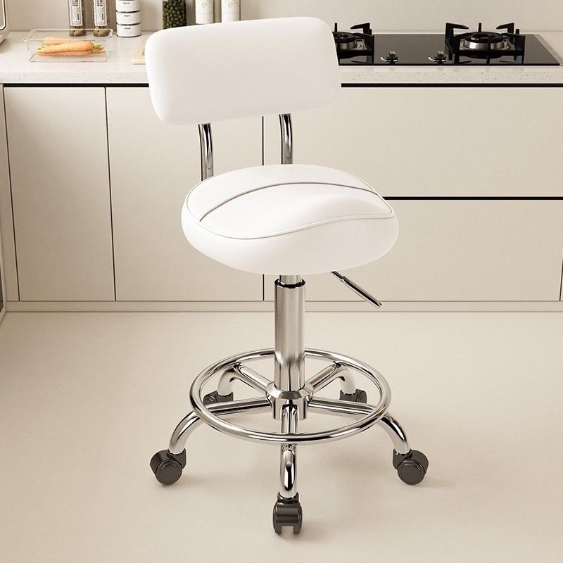 ยกเก้าอี้ขึ้นเก้าอี้ทำเล็บ ที่สะดวกสบายเก้าอี้หมุนเก้าอี้พนักงานต้อนรับพนักงานต้อนรับพนักงานต้อนรับเก้าอี้อานม้านั่งสีเง - รูปที่ 3