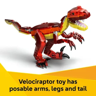 LEGO Creator 3 in 1 31379 Fierce Dinosaur (283pcs.), Building Blocks, Kids Toy