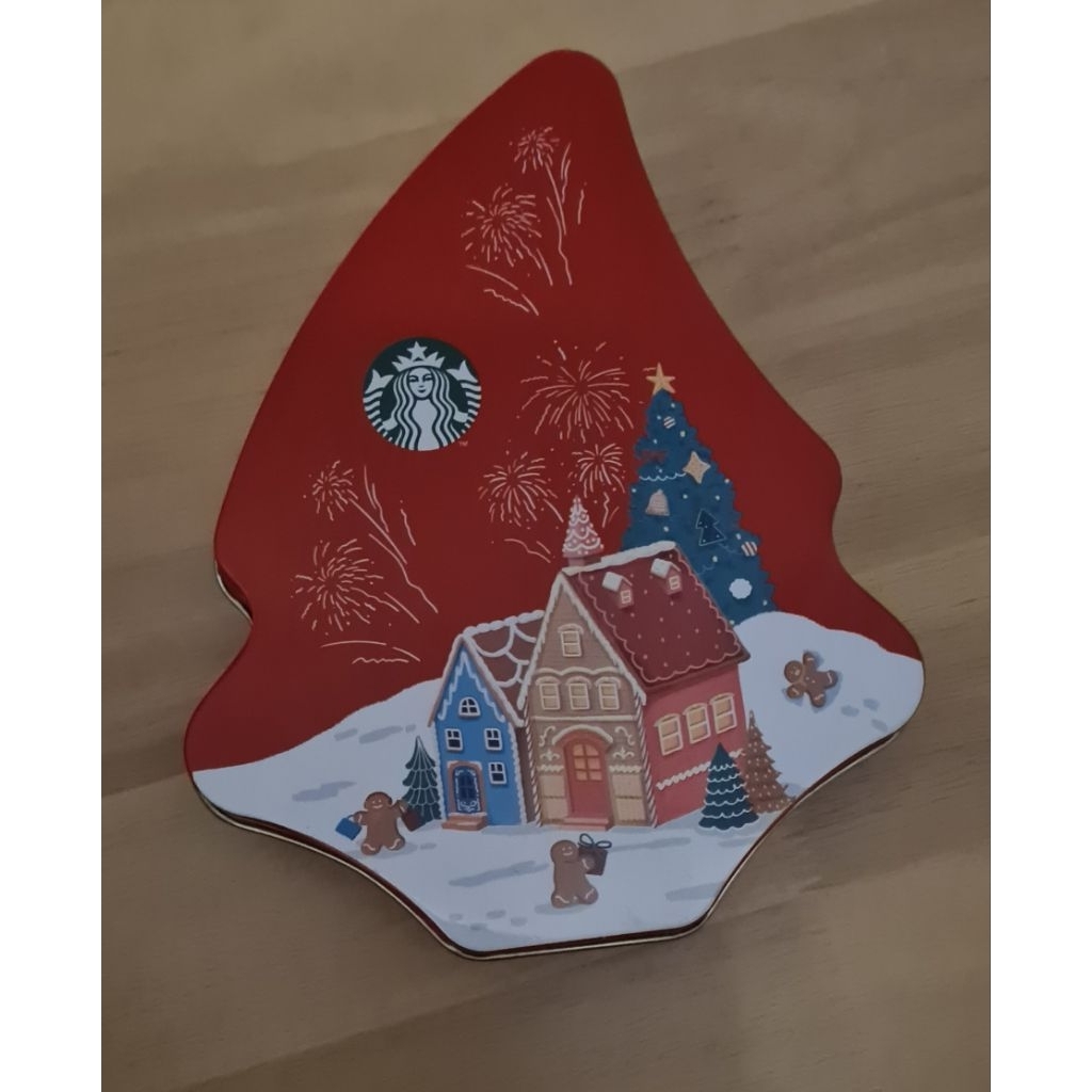 กล่องเหล็ก Starbucks Chris​mas