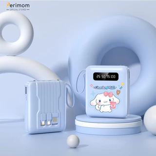 Perimom（ccc）PowerBank 30000mAh พาวเวอร์แบงค์ ใหม่ล่าสุด แบตสำรอง ชาร์จเร็ว รองรับระบบ Fast Charging สายชาร์จ 3 เส้น