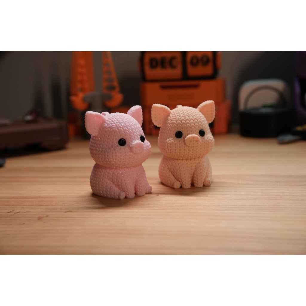 เคสยาดม ฝาแม่เหล็ก ท่อคู่ น้องหมู เปิดง่าย ไม่ต้องหมุน (ไม่มียาดม)